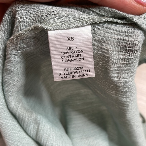 Kendall & Kylie Blue Lightweight Lace Trim Summer Mini Dress XS - Picture 3 of 7